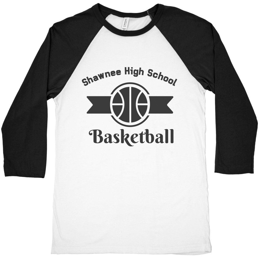 Basketball Ribbon Logo
