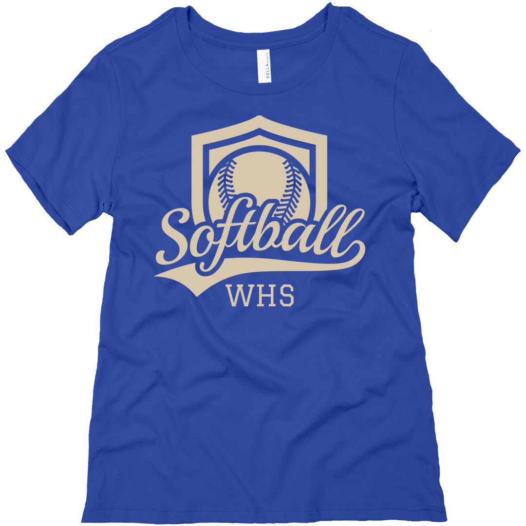 Softball Shield Initials