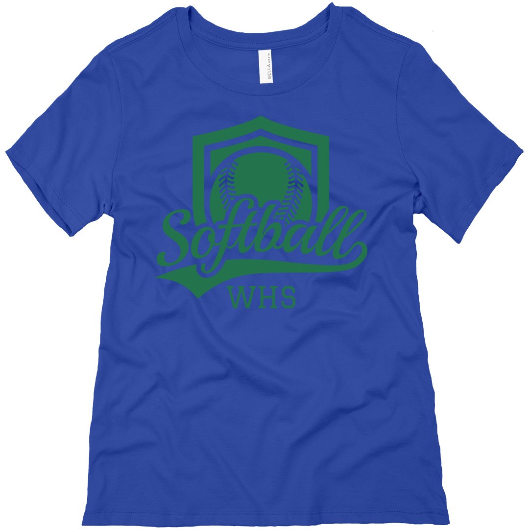 Softball Shield Initials