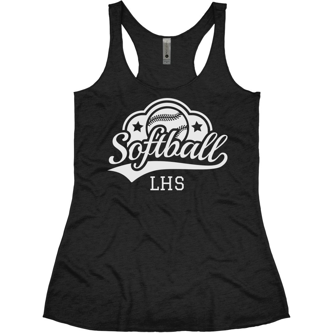 Softball Initials Tank