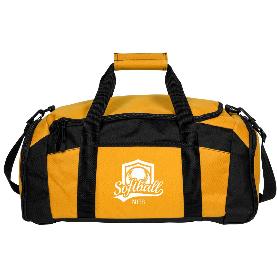Softball Shield Initials Bag