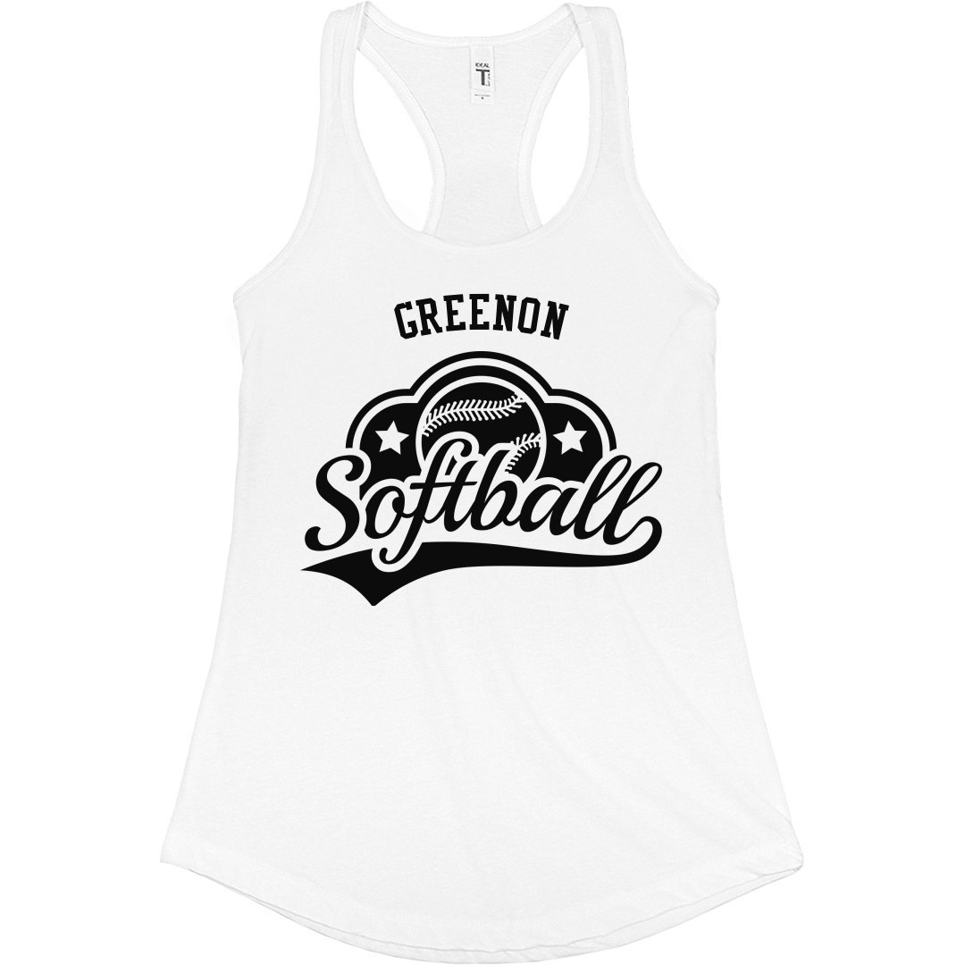 Softball Logo Tank